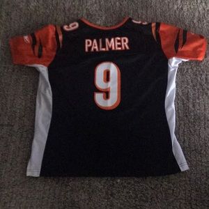 Cincinnati Bengal quarterback Women’s Reebok  jersey of Carson Palmer